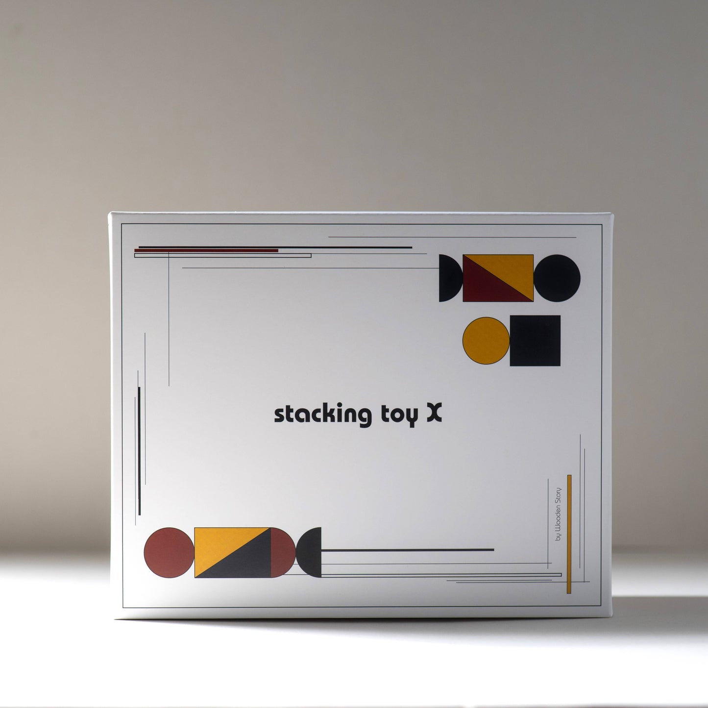 Modernes Stapelspielzeug X