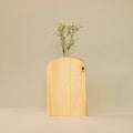 Flacher Blumenhalter Nr. 03 aus Holz von Wooden Story, 15,5 cm