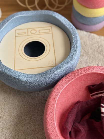 Waschmaschine - Aktivitätsplatte kompatibel mit Stapelstein®