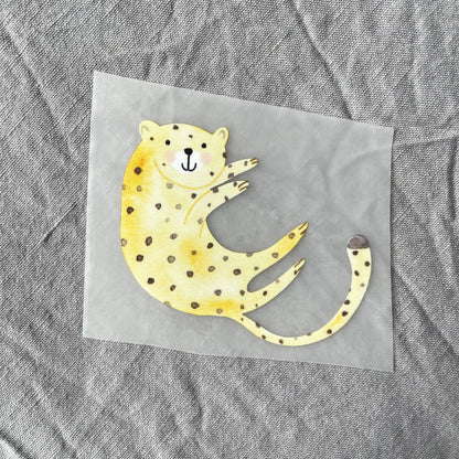 Bügelbild - Gepard