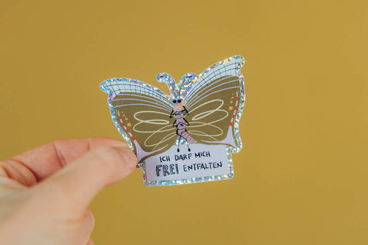 Sticker - Schmetterling - frei entfalten