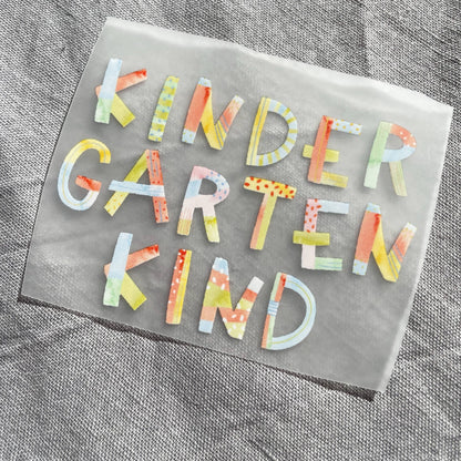 Bügelbild - Kindergartenkind