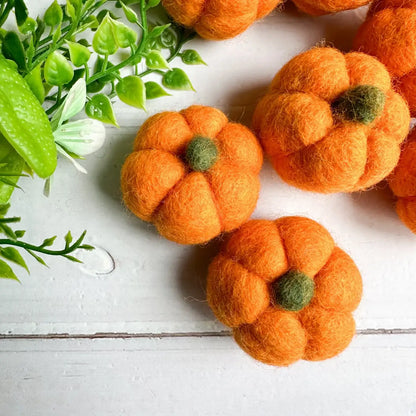 Filz - Mini-Kürbis