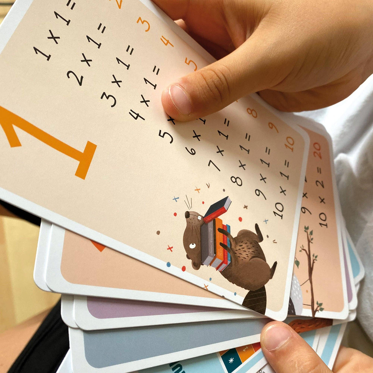 Lernkarten Das kleine Einmaleins für Kinder von Rüsselfuchs