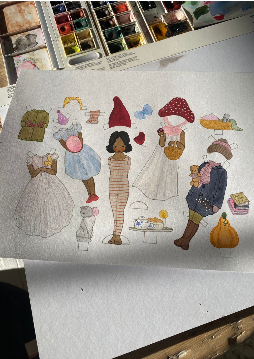 Ankleidepuppe Iben von Tall Hat Tales, Ansicht 2