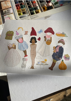 Ankleidepuppe Iben von Tall Hat Tales, Ansicht 2