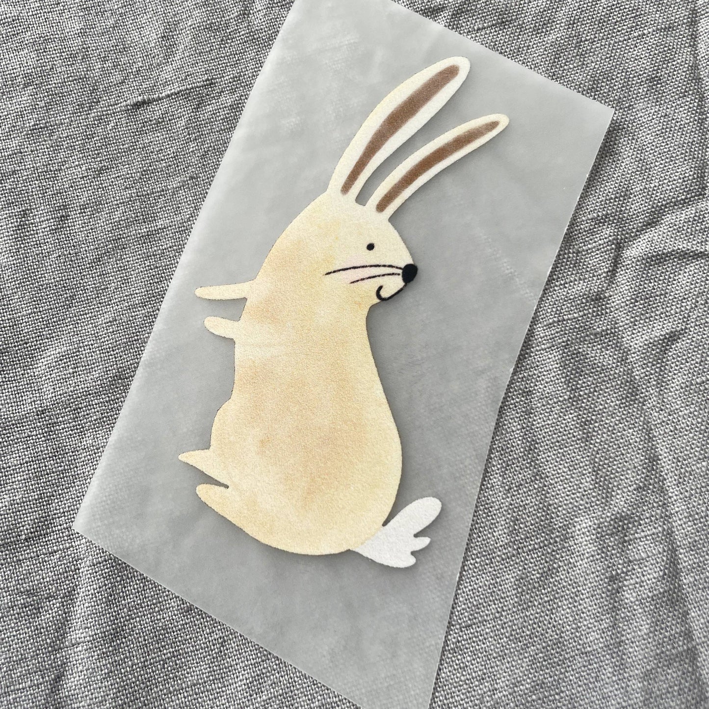 Bügelbild - Hase