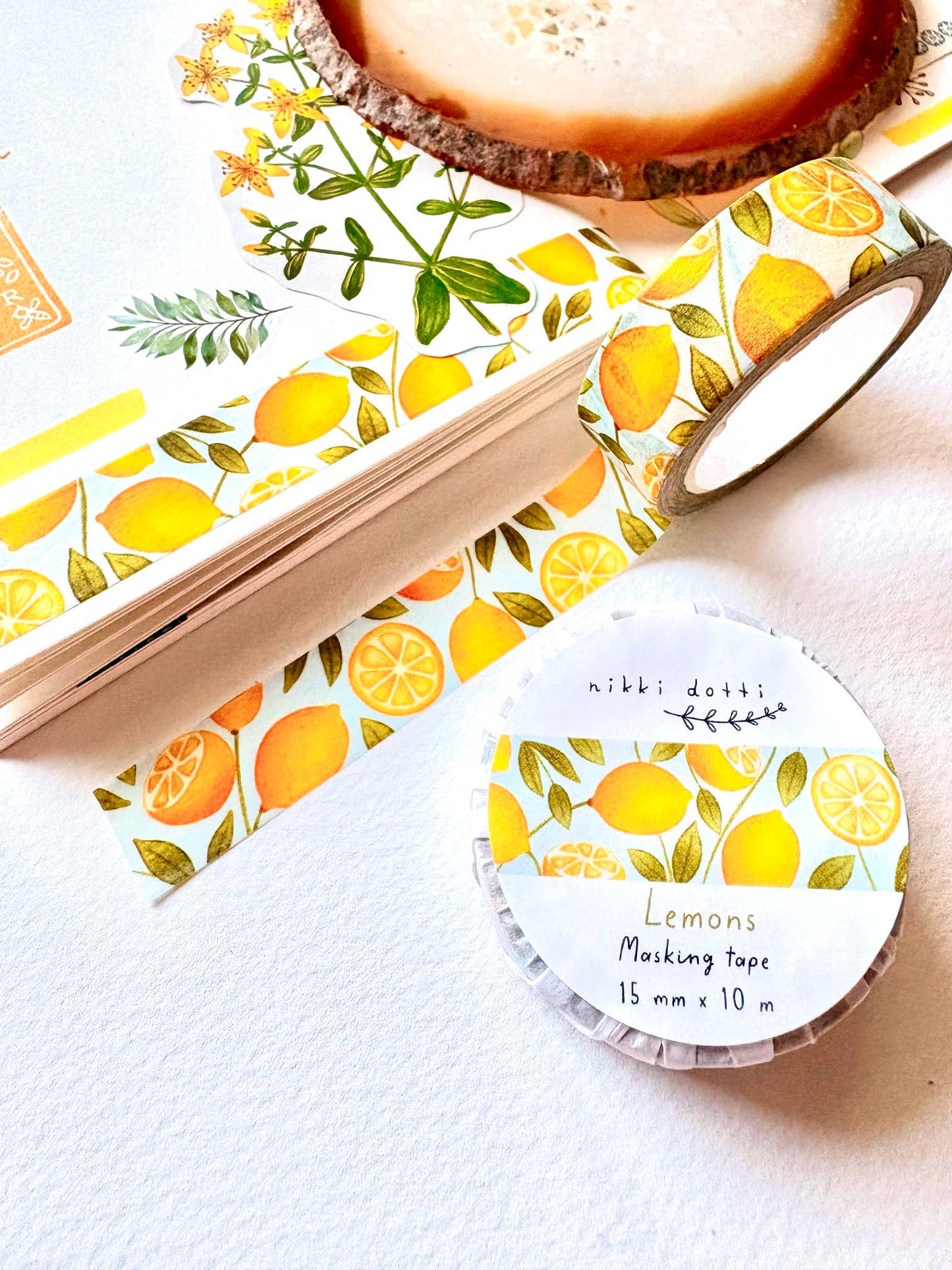Washi-Tape - Zitronen