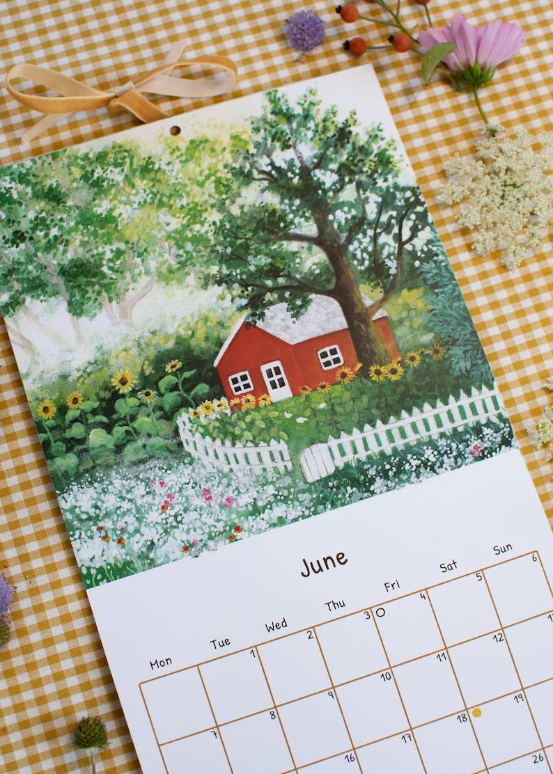 Kalender 2027 von Asia Spettel, Monatsblatt Juni
