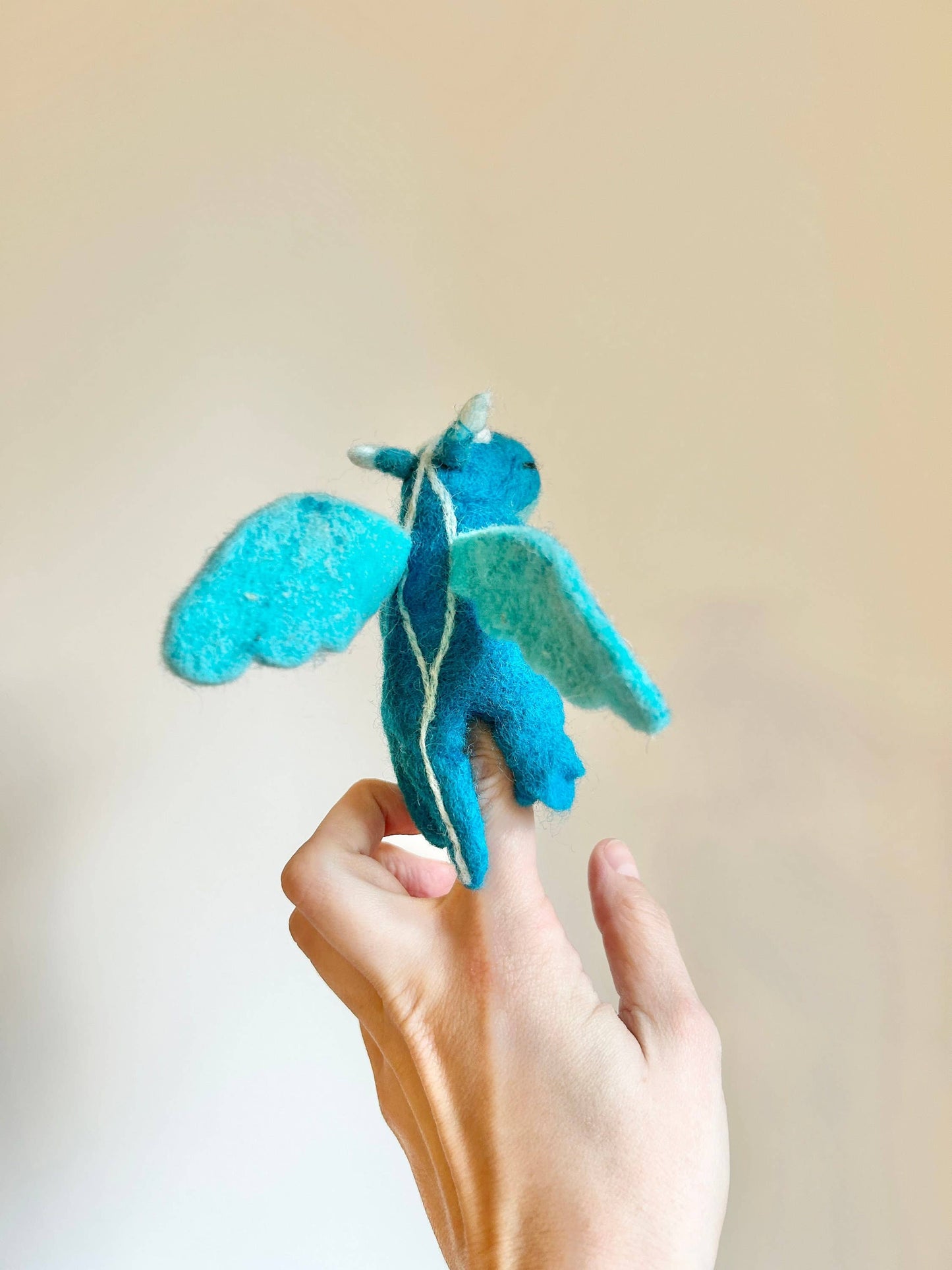 Filz-Fingerpuppe - Monster & Drache