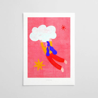 Wolkenreiter - Kunstdruck A5