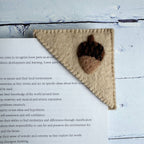 Eck-Lesezeichen Eichel aus Filz von Sewing Seeds Play