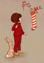 Postkarte Strumpf von Belle & Boo A6