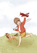 Postkarte Kleiner Flieger von Belle & Boo A6