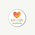 Magnet Ich helfe anderen von VIERUNDFÜNFZIG 37 mm