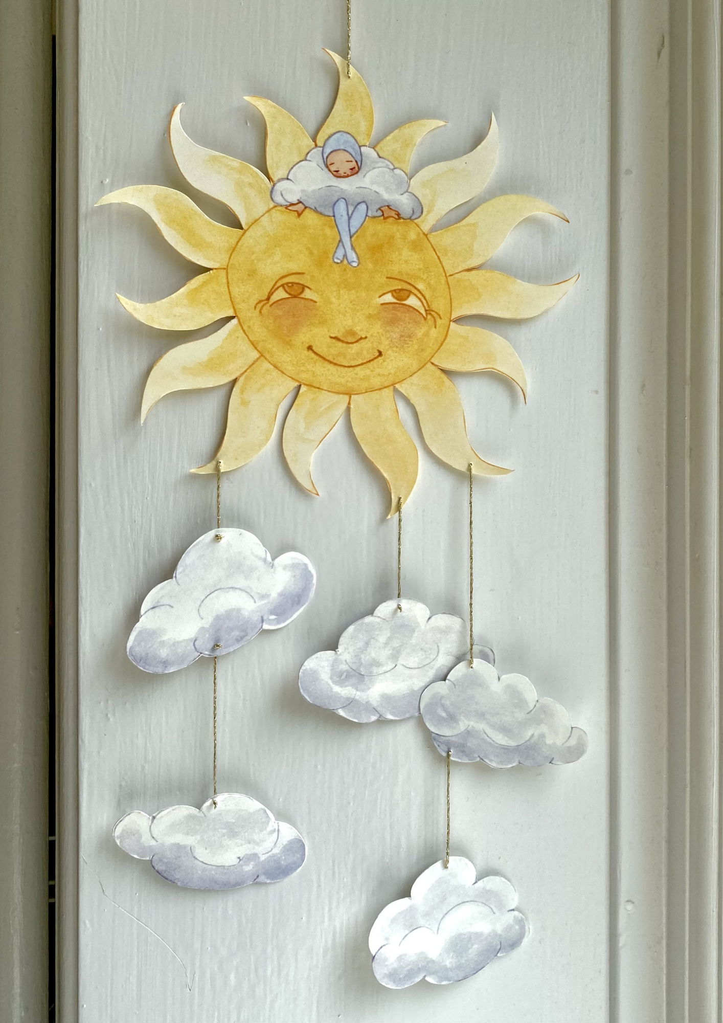 Bastelbogen - Miss Sunshine