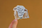 Glitzersticker Erdmännchen „Ich achte gut auf mich und andere.“ von Liesels Wicht