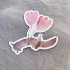 Sticker Dackel mit Luftballons von Hannahs Firlefanz