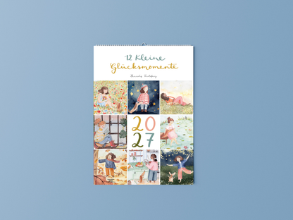 Wandkalender 2027 – Glücksmomente A4