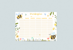 Stundenplan Biene von Hannahs Firlefanz A4