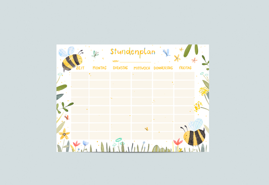 Stundenplan - Biene A4