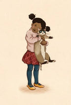Postkarte Katzenkuscheln von Belle & Boo A6