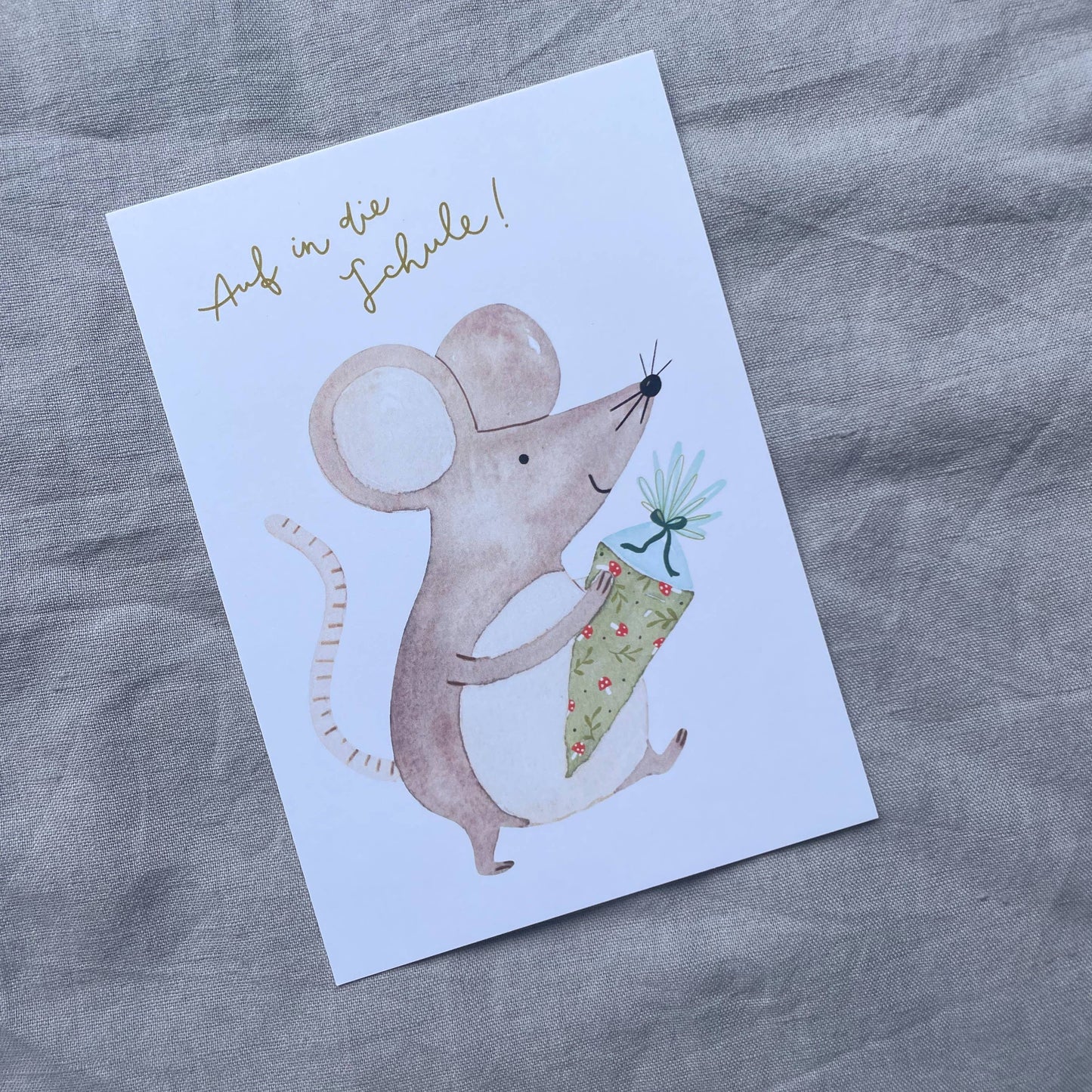 Einschulung - Maus
