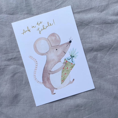 Einschulung - Maus