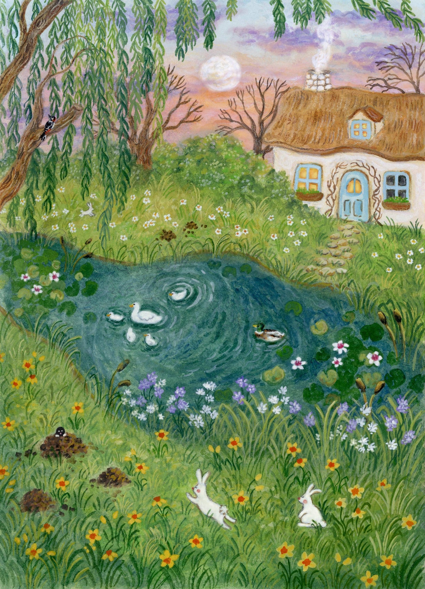 Print - Der aufgehende Mond
