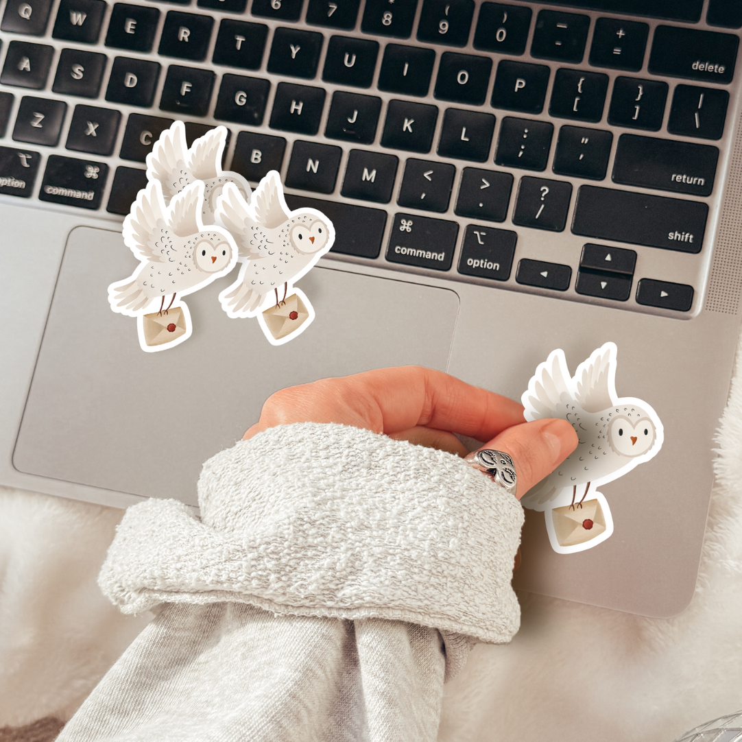 Sticker - Schneeeule