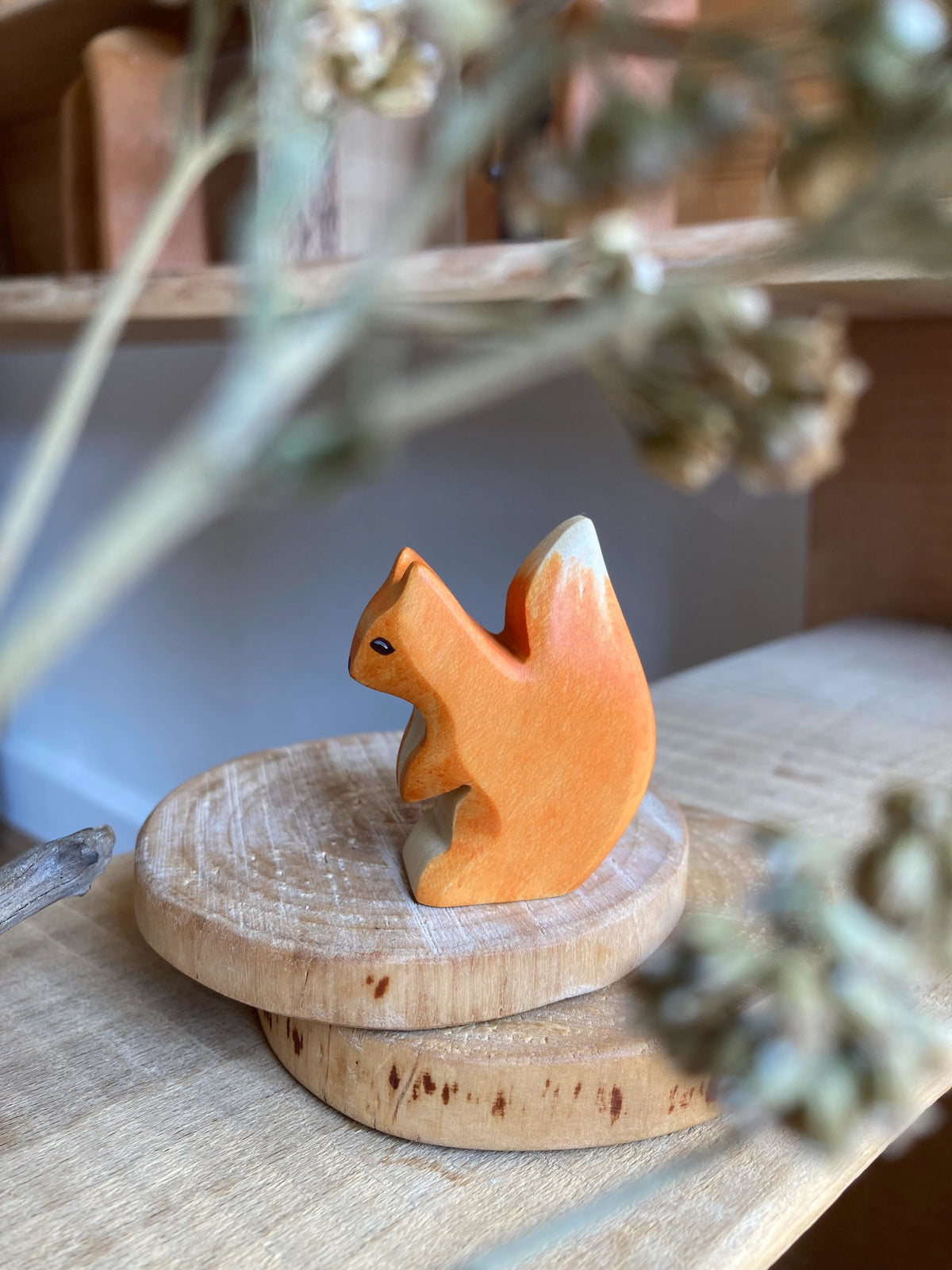 Holzfigur Eichhörnchen klein von HolzWald, Foto