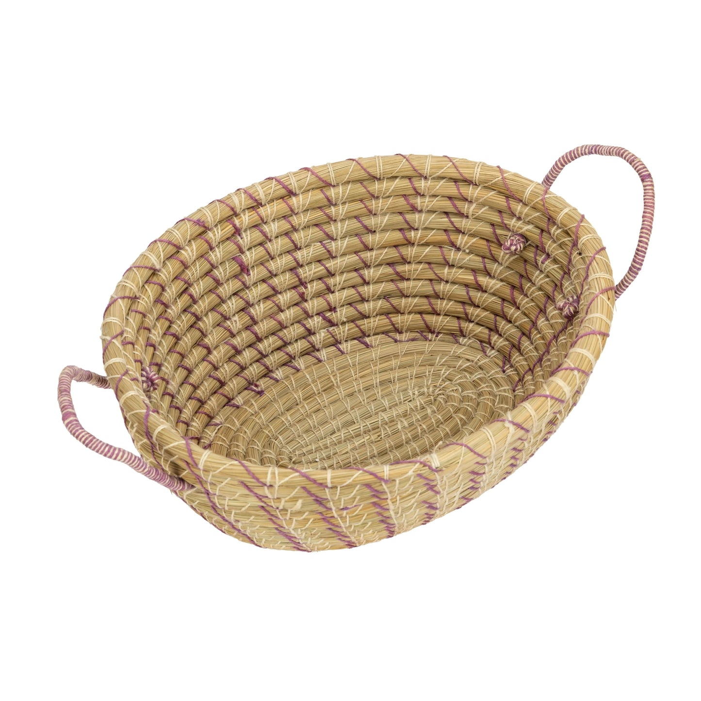 Korb mit Henkeln - Lila Wolke
