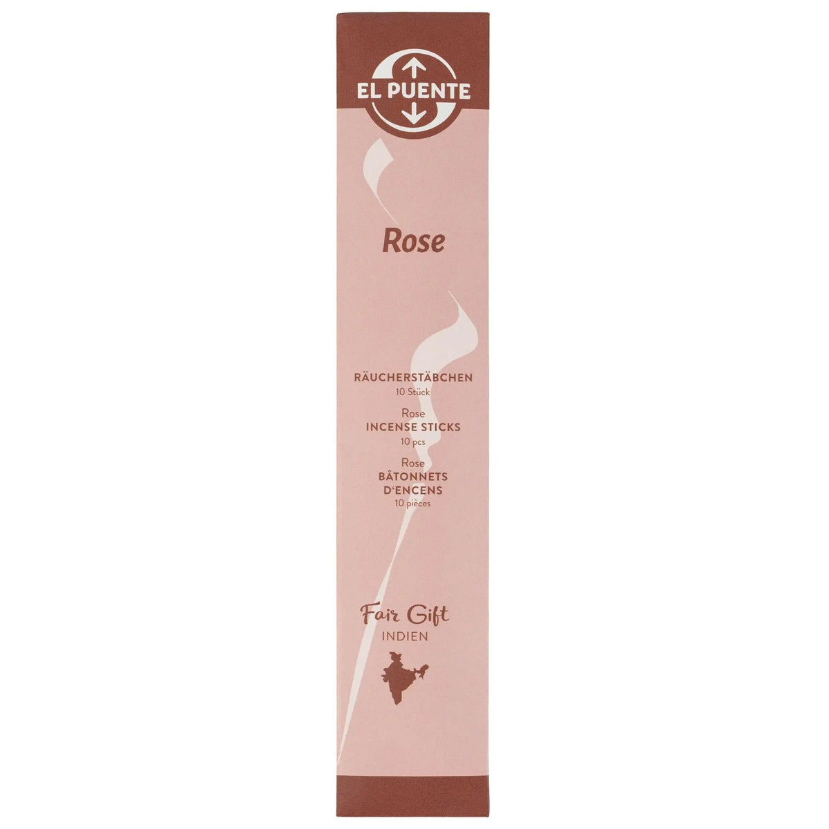 Räucherstäbchen Rose von El Puente, Packung Räucherstäbchen Rose