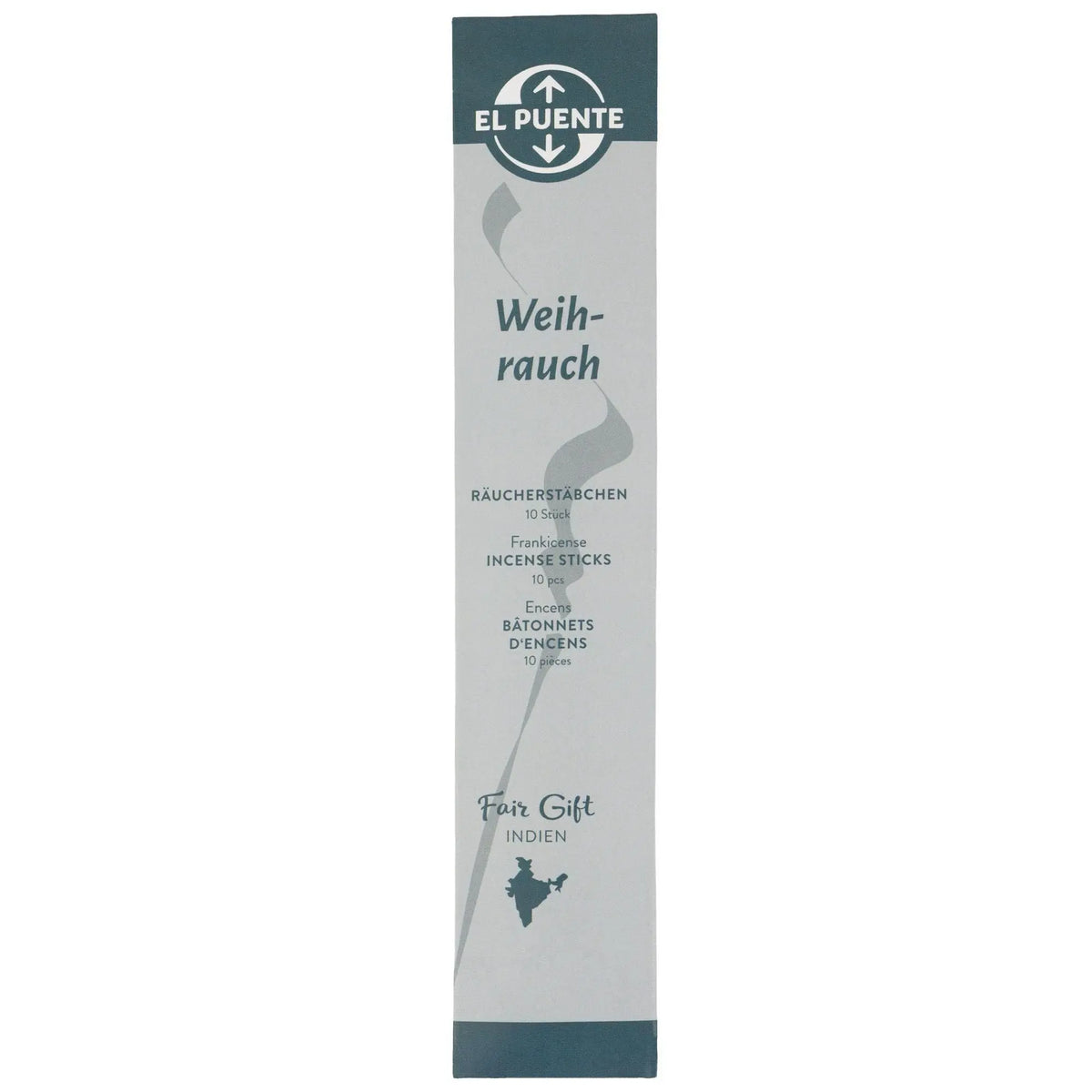 Räucherstäbchen Weihrauch von El Puente, Packung Räucherstäbchen Weihrauch
