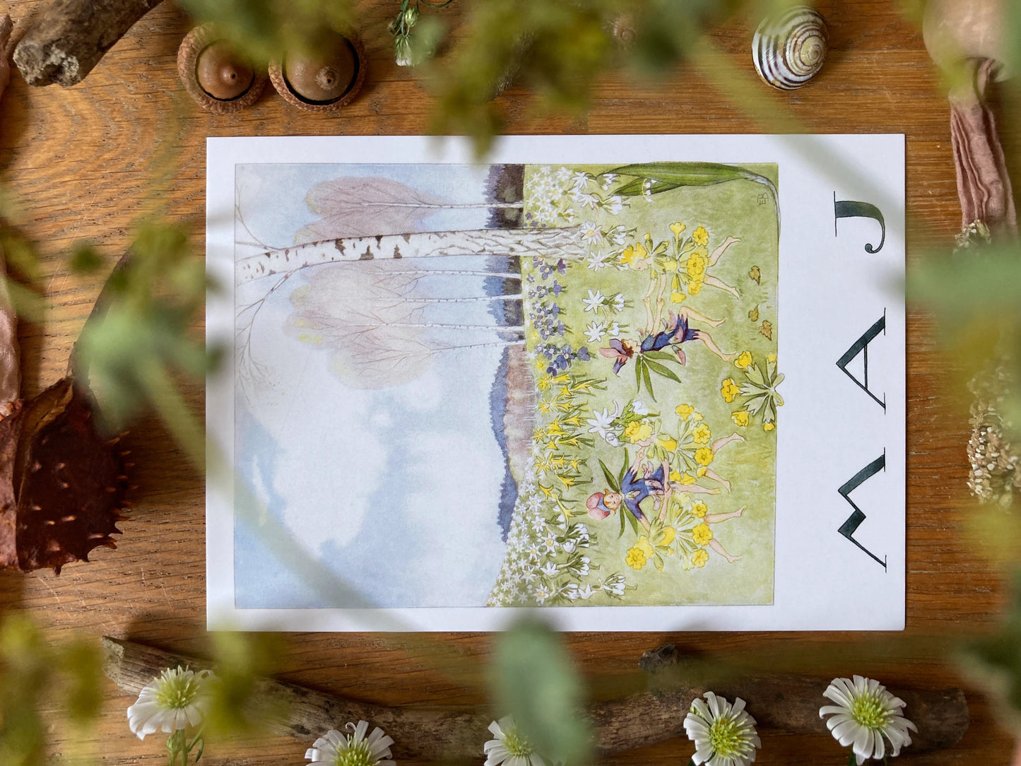 Monatskarten - Set von Elsa Beskow