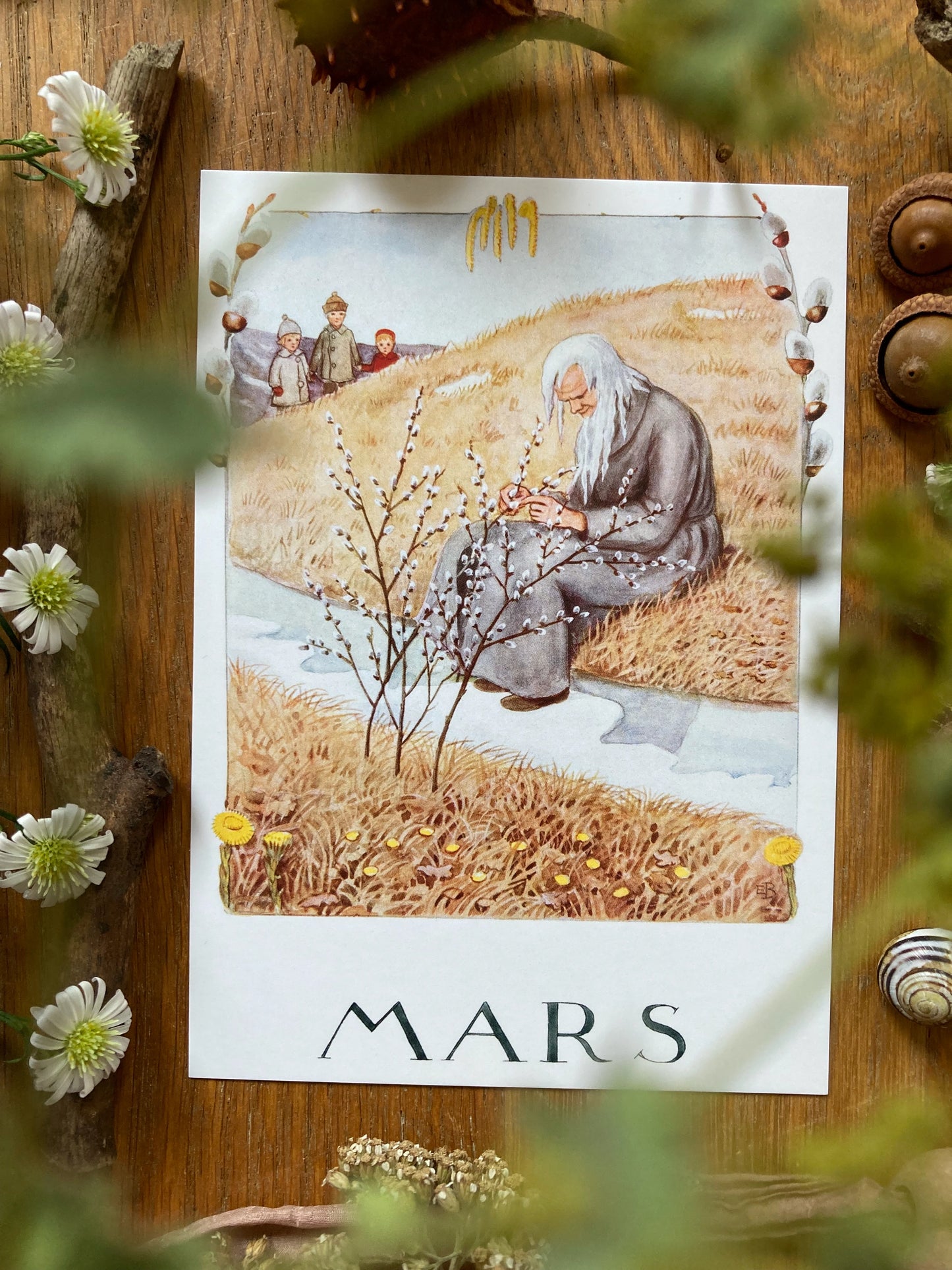 Monatskarten - Set von Elsa Beskow