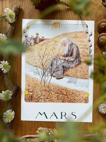 Monatskarten - Set von Elsa Beskow