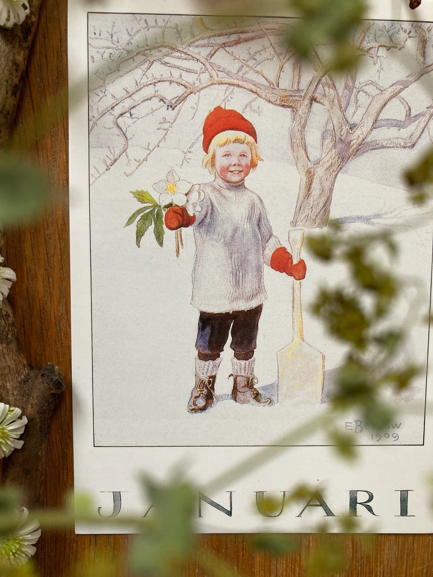 Monatskarten - Set von Elsa Beskow