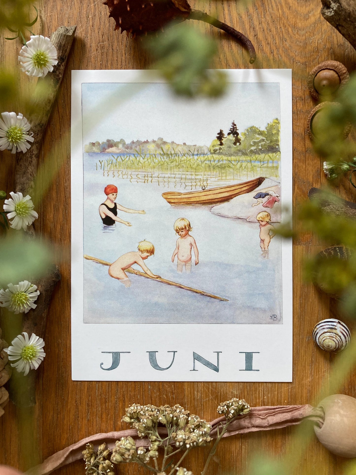 Monatskarten - Set von Elsa Beskow