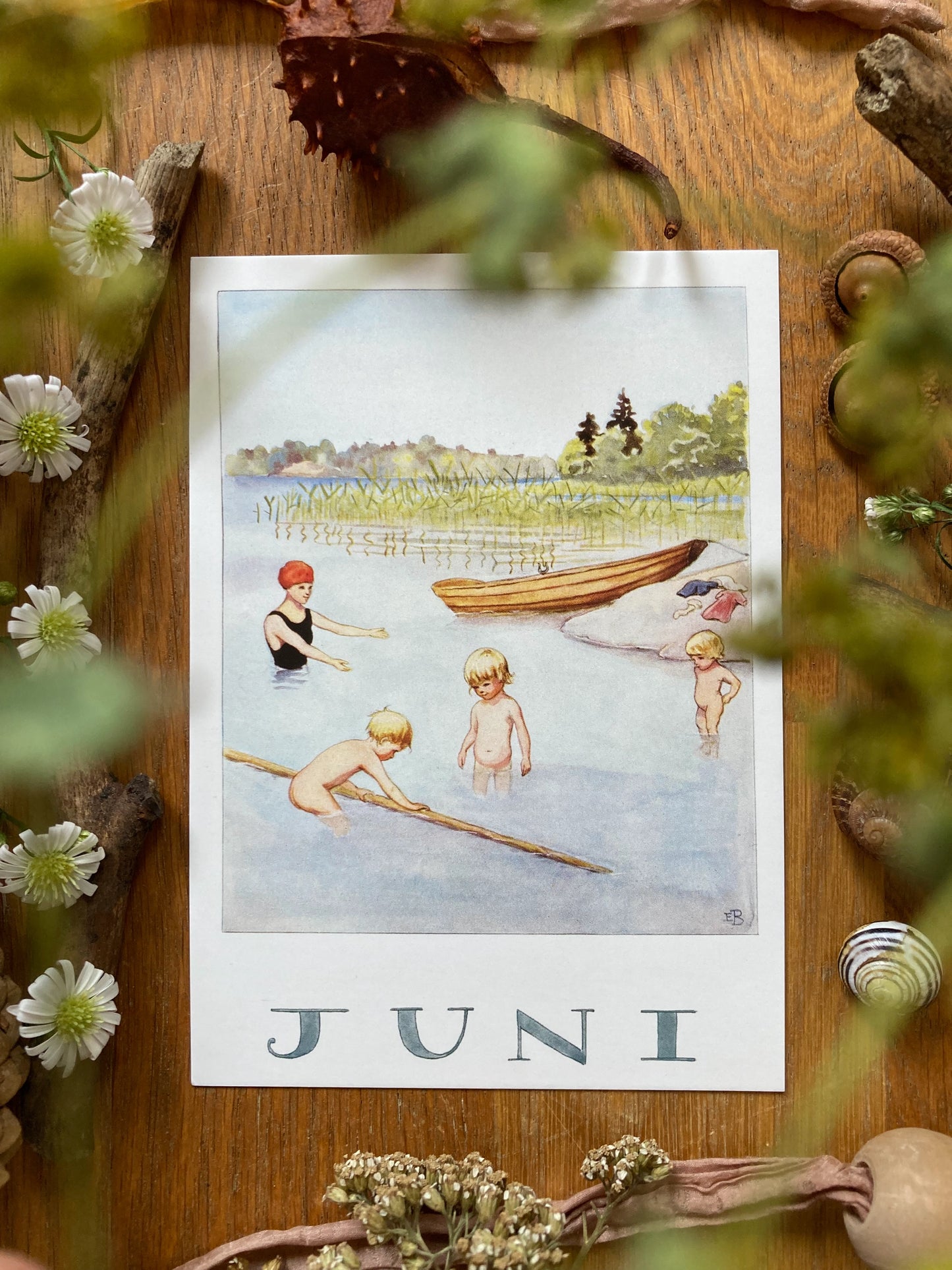 Monatskarten - Set von Elsa Beskow