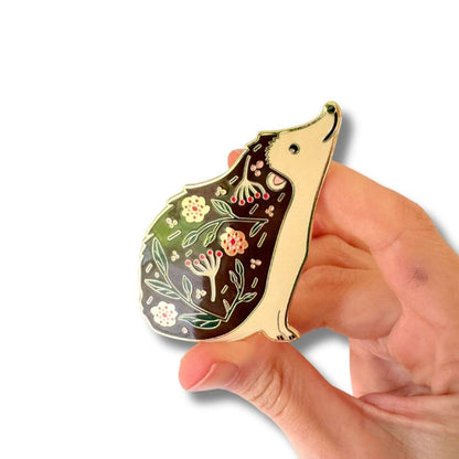Anstecker Pin Igel "sei sanft"
