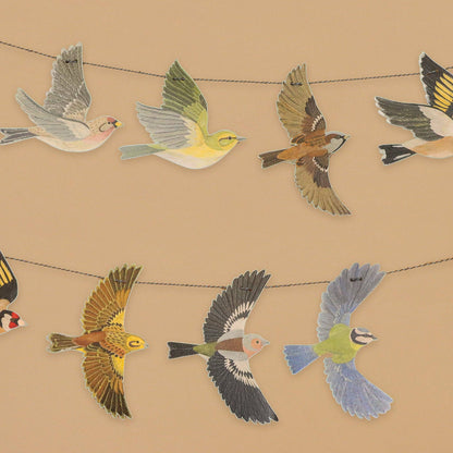 Frühlingsvogel-Girlande