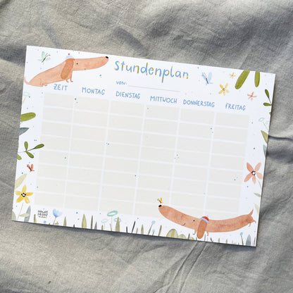 Stundenplan - Dackel