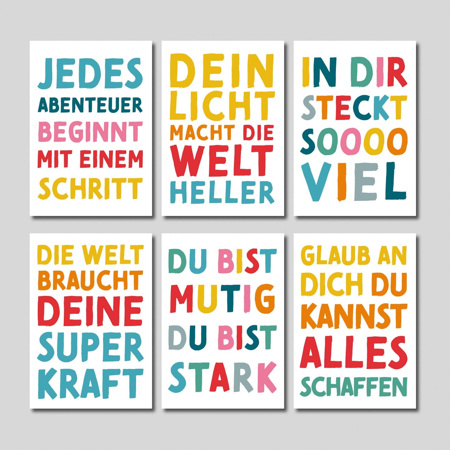 Mutmacher-Postkarten | 30 Karten
