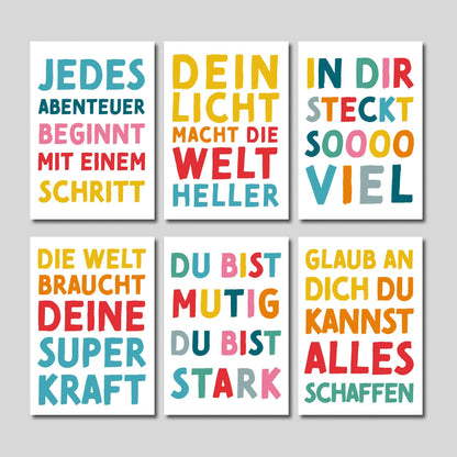 Mutmacher-Postkarten | 30 Karten