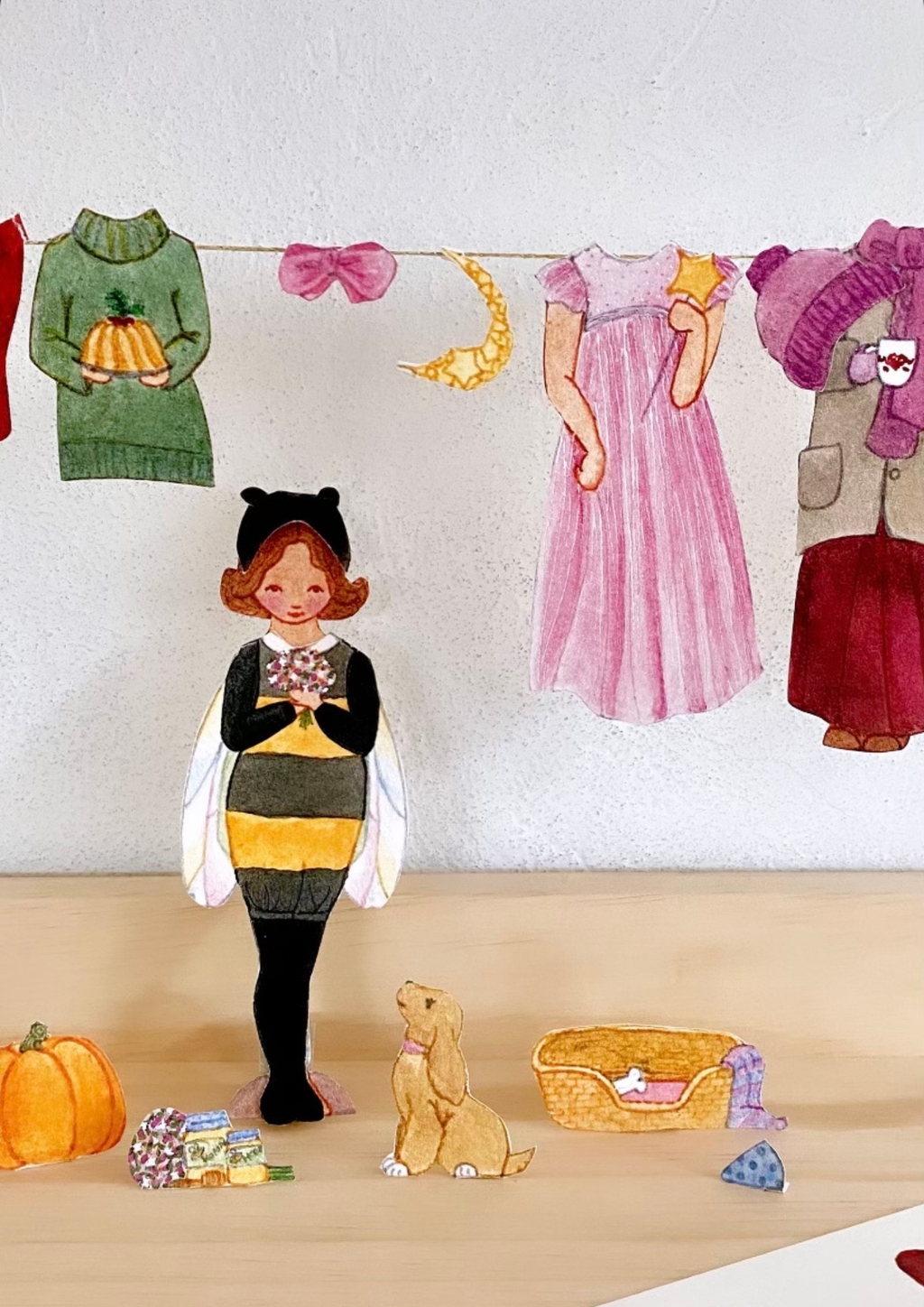 Ankleidepuppe Lotte von Tall Hat Tales, Ansicht 2