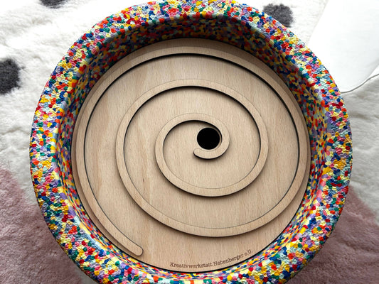 Spirale - Aktivitätsplatte kompatibel mit Stapelstein®