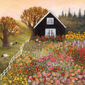 Kunstdruck Spätsommertage von Asia Spettel 20 x 20 cm