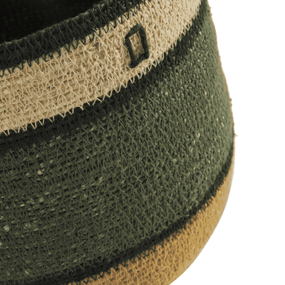 Korb - Kleine Grüne Quadrate - 12 cm