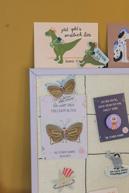 Sticker - Schmetterling - frei entfalten